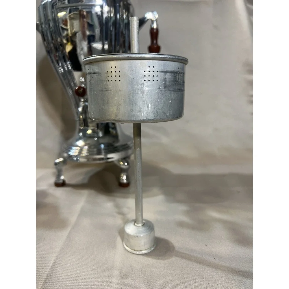 VTG FABERWARE COFFEE ELECTRIC PERCULATOR W/ CREAM & SUGAR‎ BOWLS (2505))